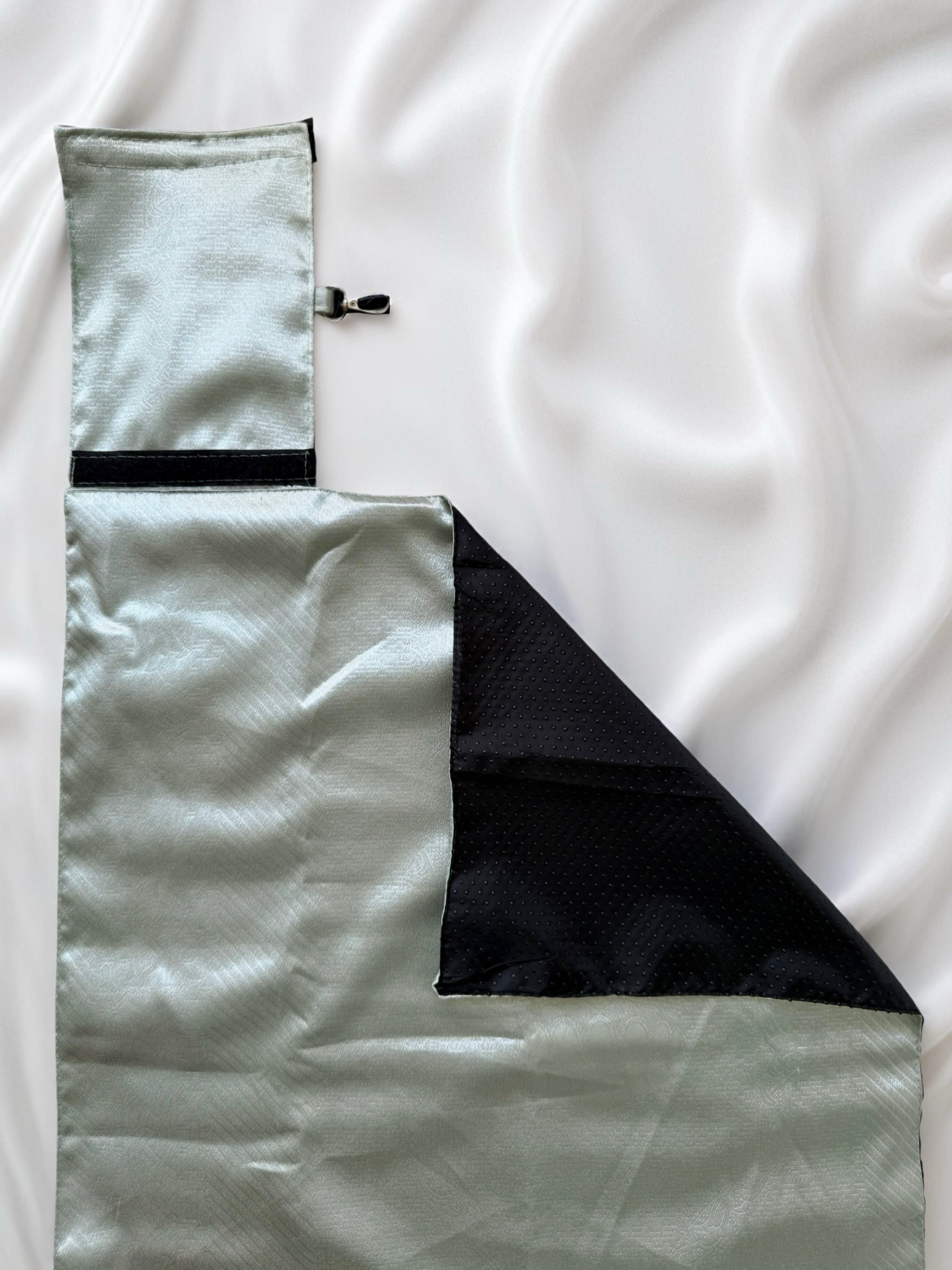 Tapis prière de poche vert d'eau 🫧
